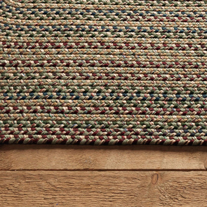 Colonial Mills Worley Multicolor Rustic Braided Handcrafted Runner Rug