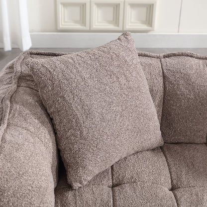 Comfortable square recliner sofa