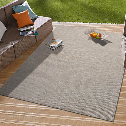 Contemporary Solid Indoor/Outdoor Area Rug