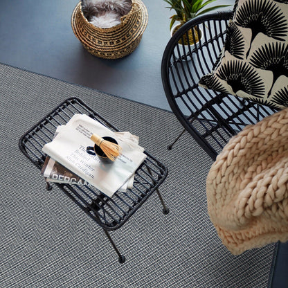Contemporary Solid Indoor/Outdoor Area Rug
