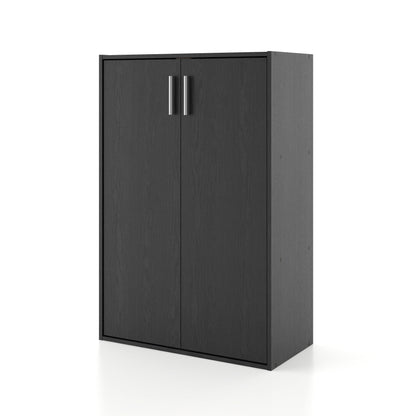 DH BASIC Modern Wood Customizable Stackable Storage Organizer - Cube Shelves, Drawer Cabinet, Bookcase with Doors by Denhour
