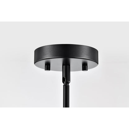 Daelan Clear Dimpled Glass Single Light Pendant Light - 12in