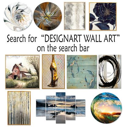 Designart Blue And White Coastal Wave S Edge Coastal Minimalism Blue Wall Decor Coastal Living Room Framed Canvas Art