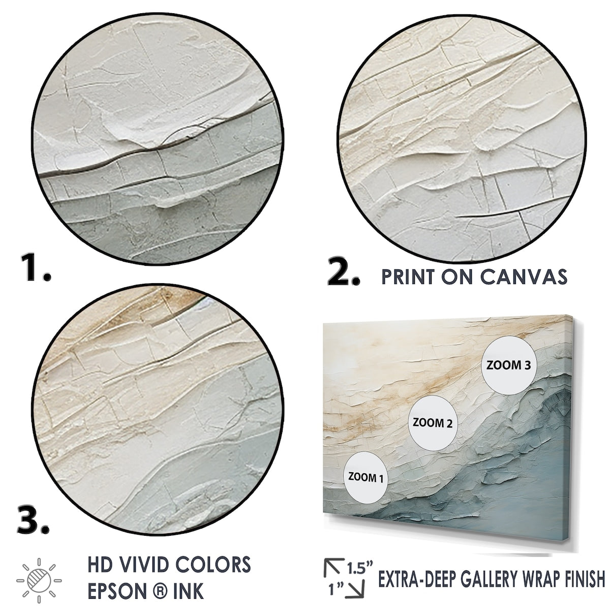 Designart Minimalism Beige And Grey Wave Horizon I Coastal Minimalism Framed Wall Decor