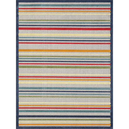 Domani Napa Summer Stripe Indoor/ Outdoor Rug