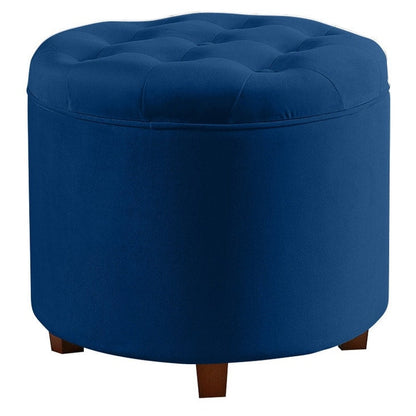 Donovan Tufted Round Storage Ottoman