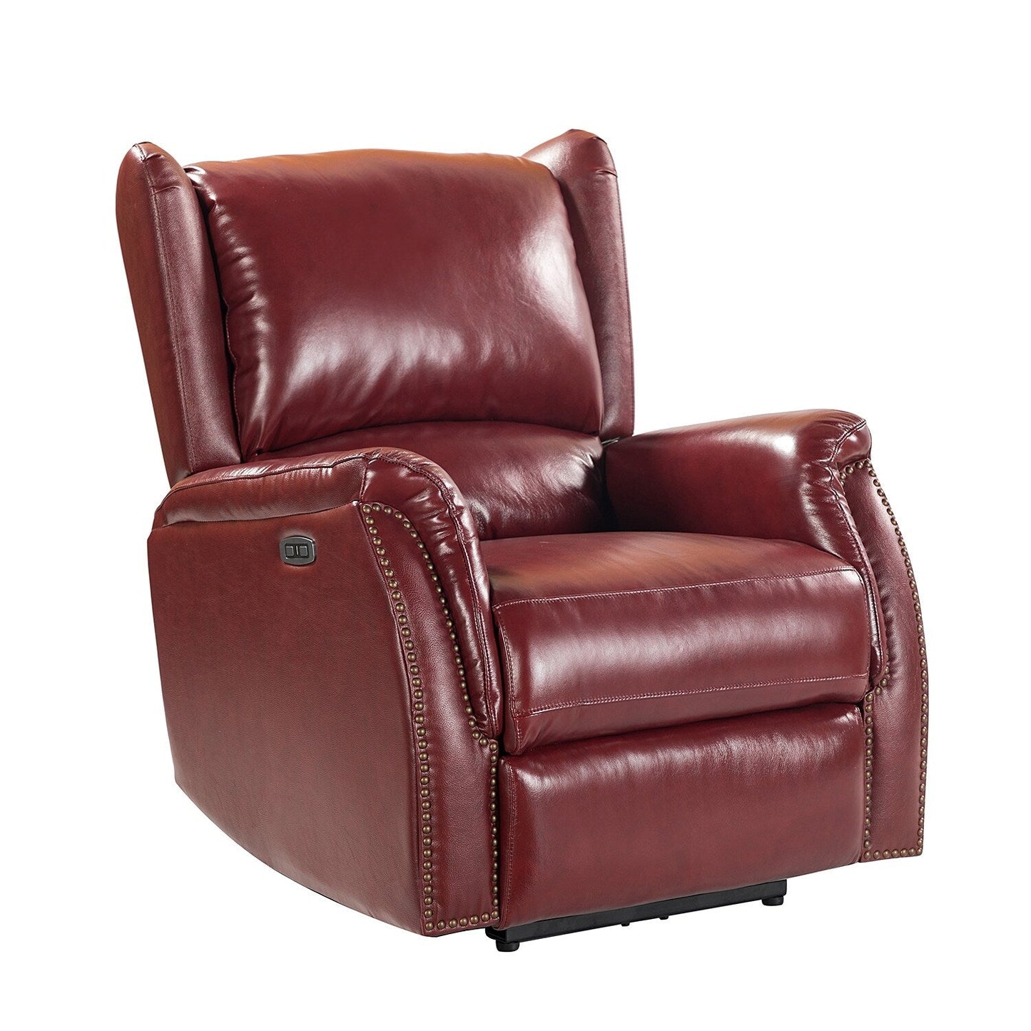 Eduardo Genuine Leather Power Recliner with USB Port Set of 2