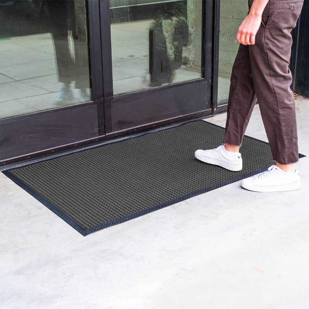 Envelor Door Mat Indoor Outdoor Low Profile Commercial Entryway Rug
