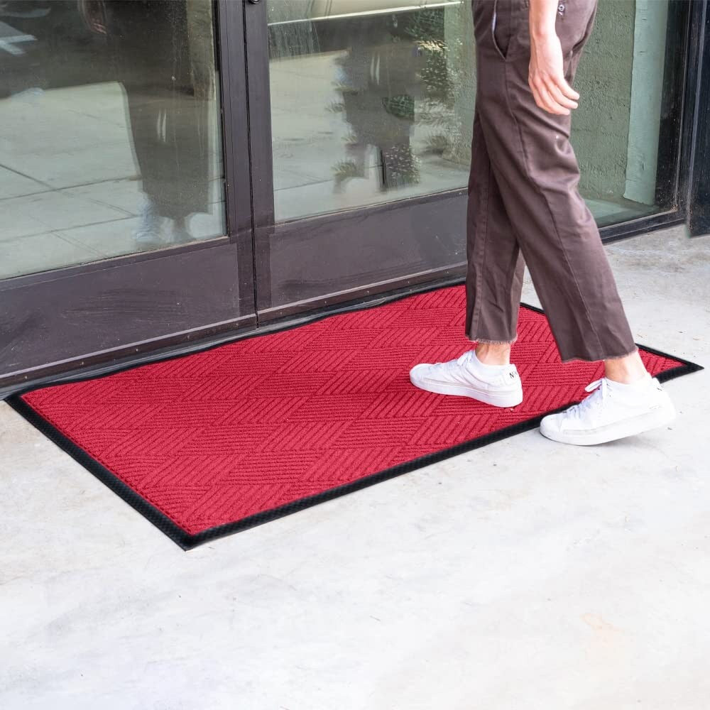 Envelor Door Mat Indoor Outdoor Low Profile Commercial Entryway Rug