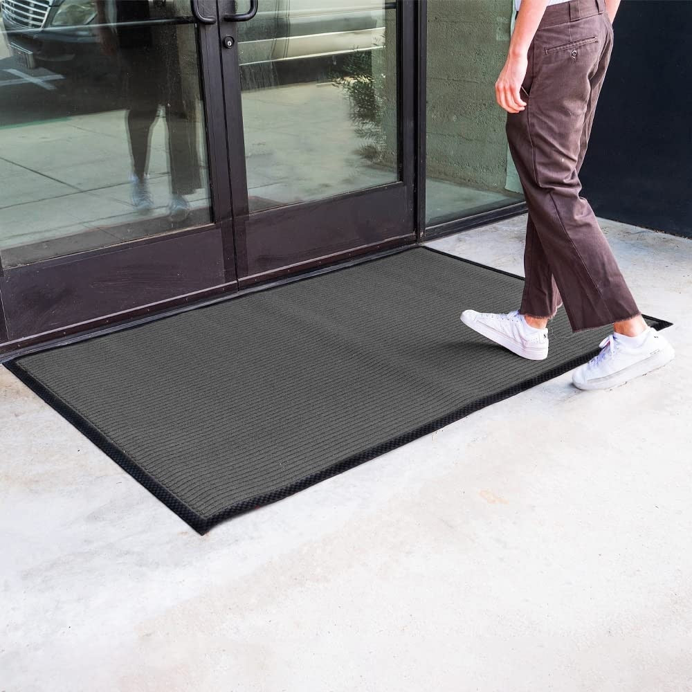 Envelor Door Mat Indoor Outdoor Low Profile Commercial Entryway Rug