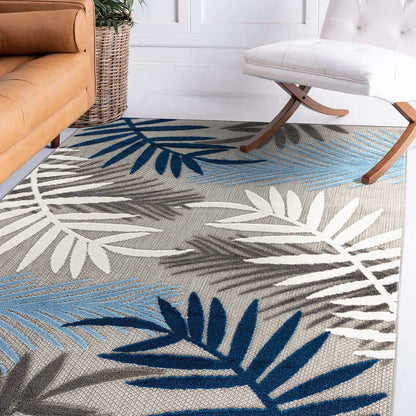 Evora Palm Frond Indoor/Outdoor Area Rug