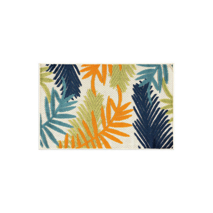 Evora Palm Frond Indoor/Outdoor Area Rug