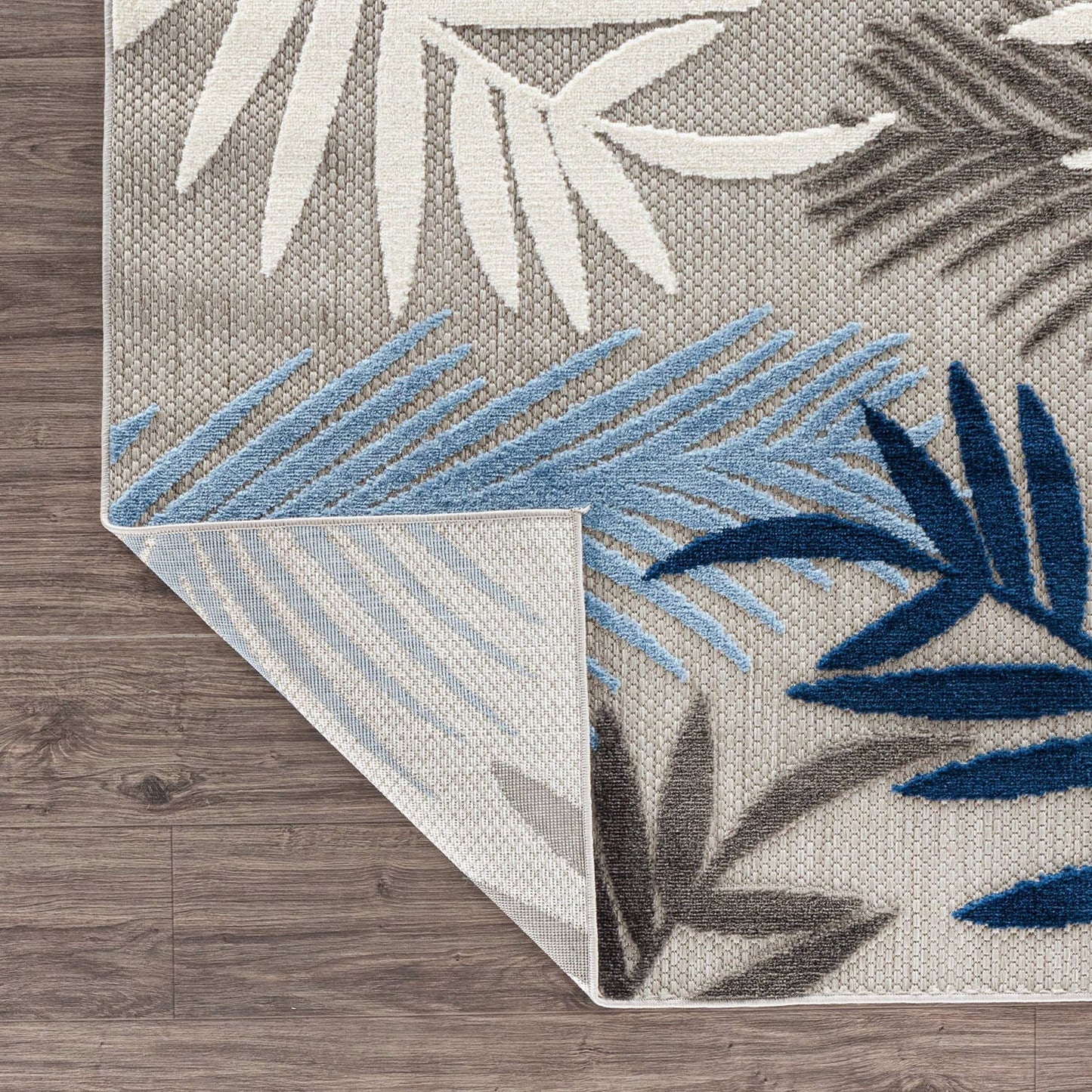 Evora Palm Frond Indoor/Outdoor Area Rug