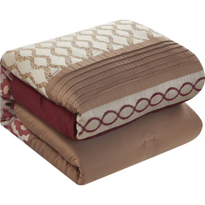 Nanshing Calvin Luxury10-Piece Geometric Comforter Set