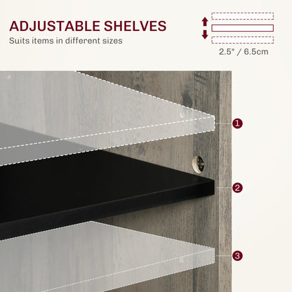 Buffet style grange HOMCOM 32, meuble de rangement buffet, bar à café pour salon ou entrée