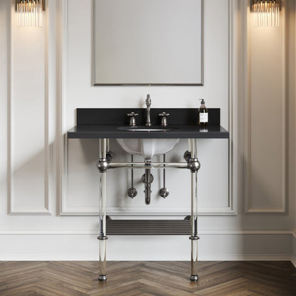 Robinet de salle de bain à large entraxe Heritage de 8 po