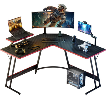 Homall L-Shaped Gaming Desk Computer Corner Desk Office Writing Desk