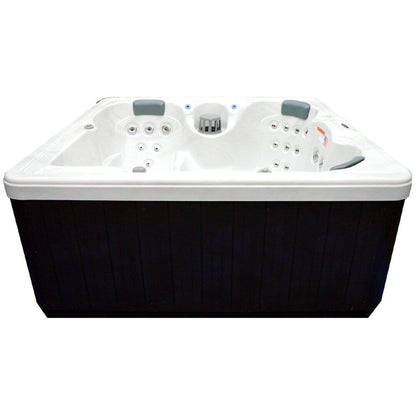 Spa 51 jets Home and Garden pour 5 personnes avec jets en acier inoxydable et ozone - 80 x 80 x 34