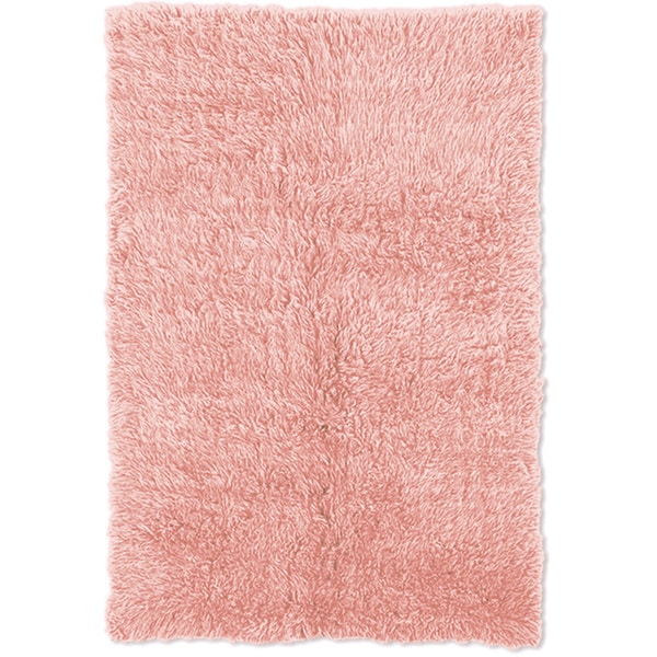 Linon Flokati Wool Thick Area Rug
