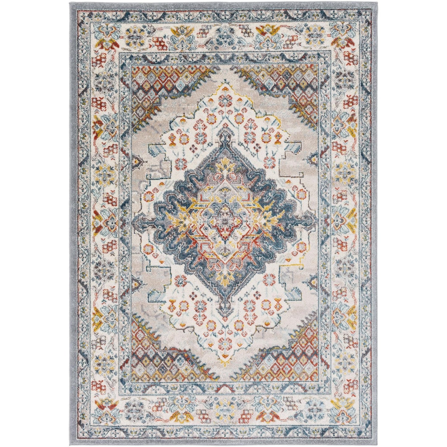 Livabliss Ankara Updated Traditional Medallion Area Rug