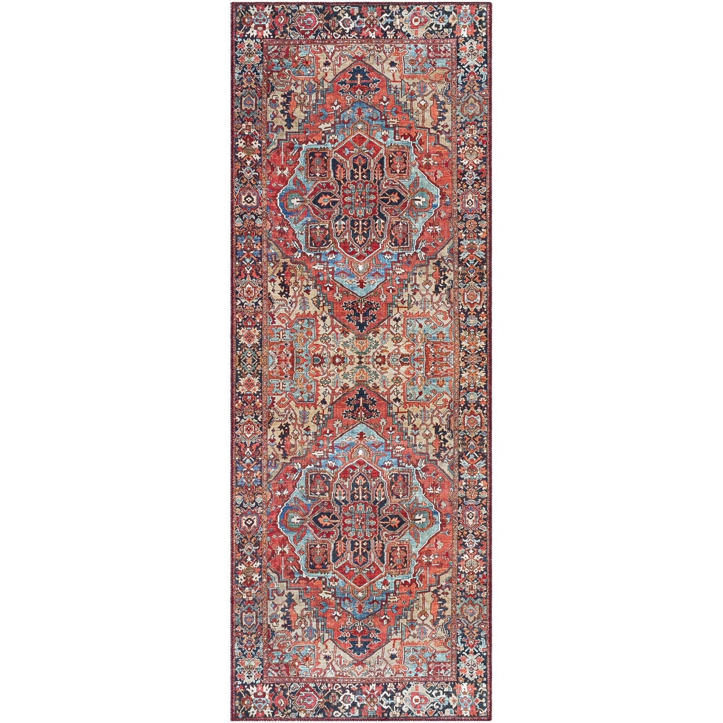 Livabliss Iris Updated Traditional Medallion Area Rug