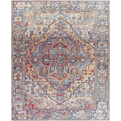 Livabliss Iris Updated Traditional Medallion Area Rug