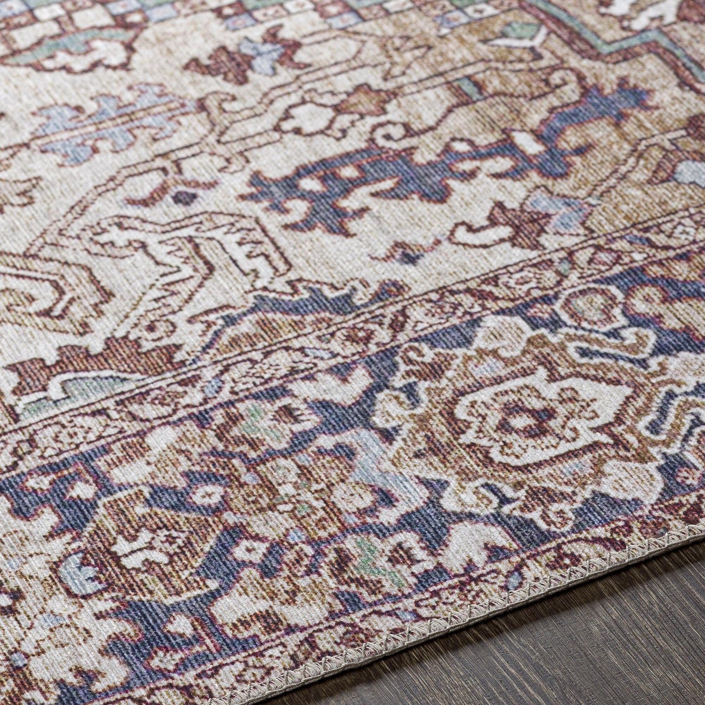 Livabliss Iris Updated Traditional Medallion Area Rug