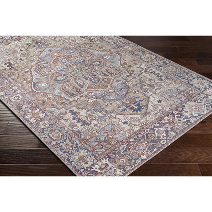 Livabliss Iris Updated Traditional Medallion Area Rug