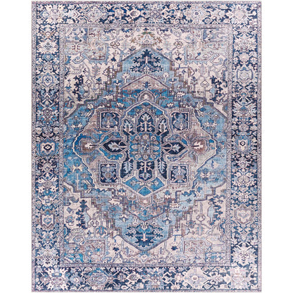 Livabliss Iris Updated Traditional Medallion Area Rug
