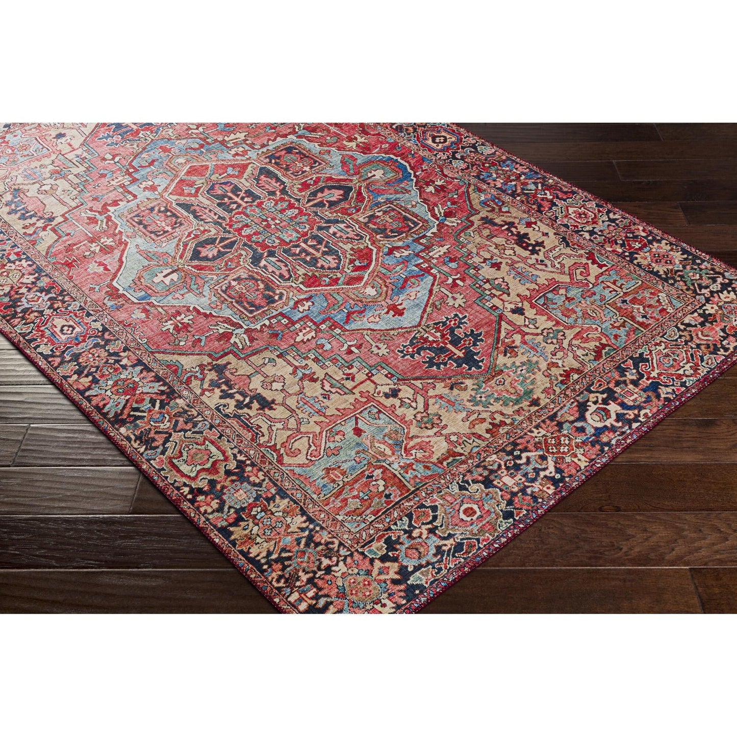 Livabliss Iris Updated Traditional Medallion Area Rug