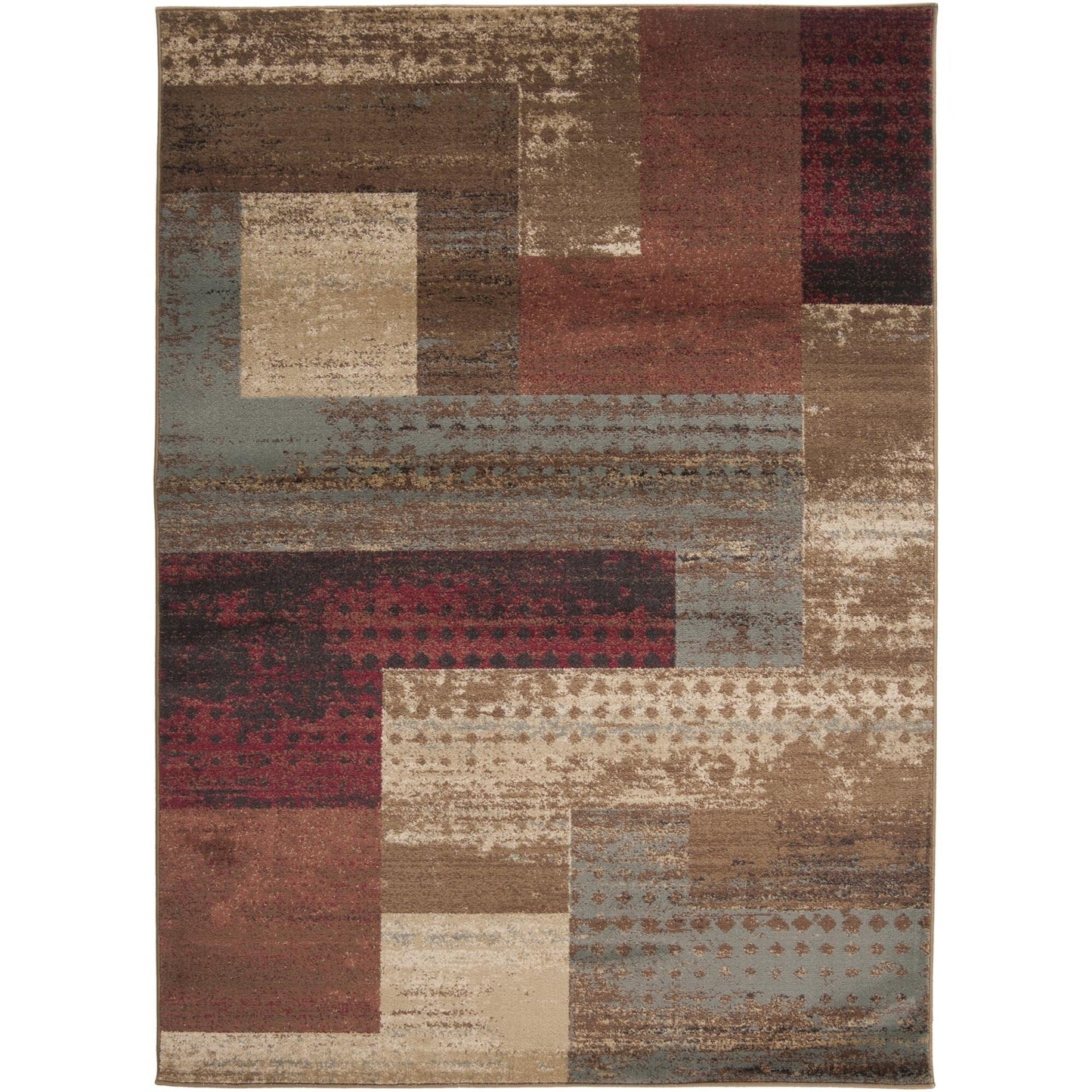 Livabliss Riley Mid-Century Geometric Area Rug