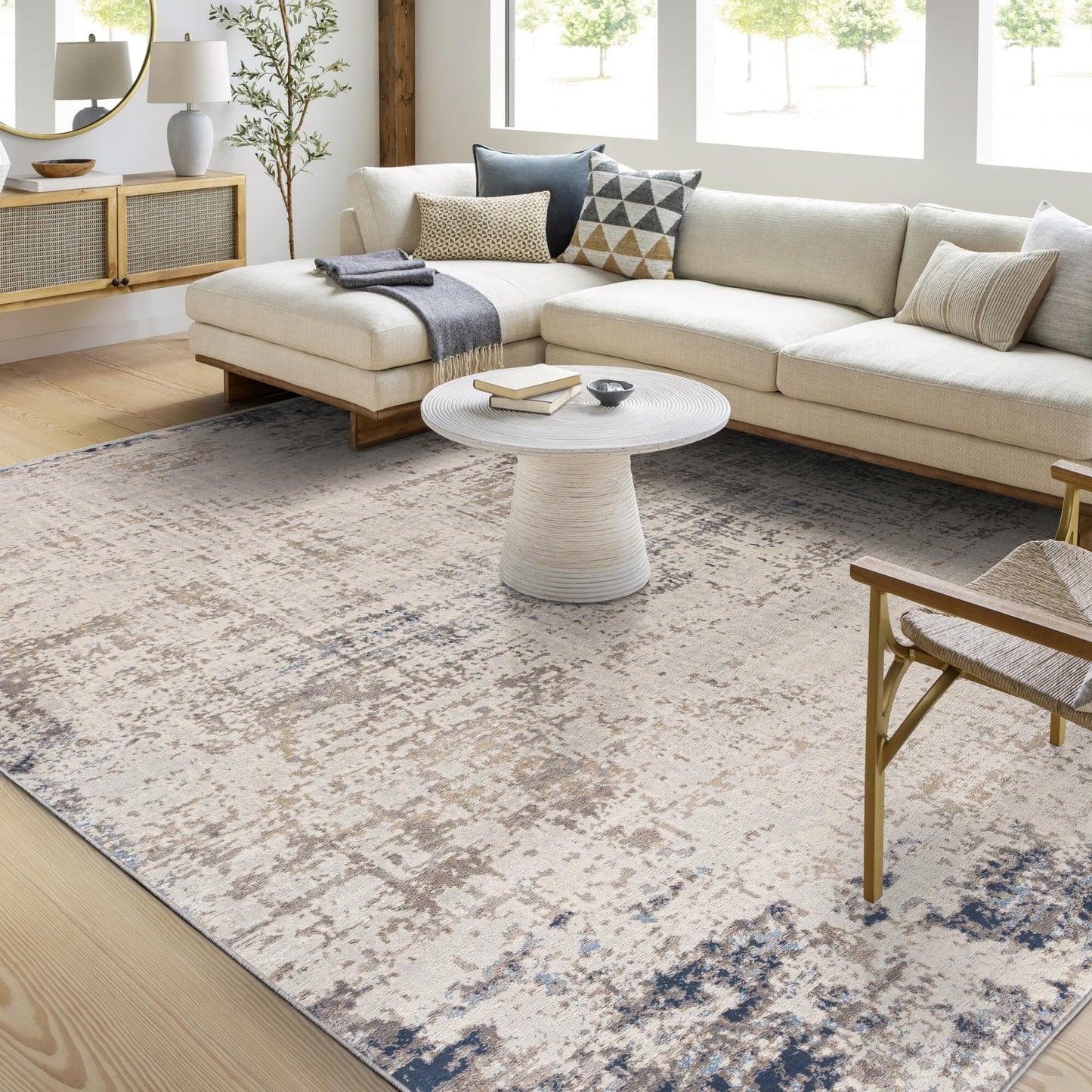 Livabliss Roma Minimalist Abstract Area Rug