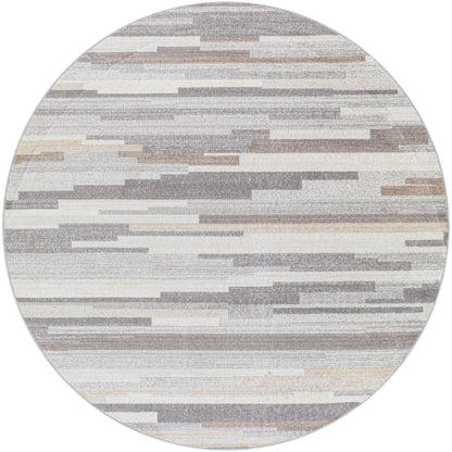 Livabliss Roma Minimalist Medallion Area Rug