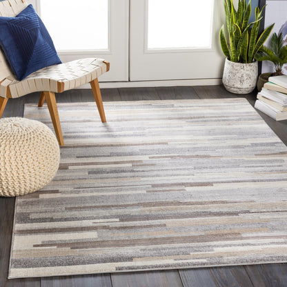 Livabliss Roma Minimalist Medallion Area Rug