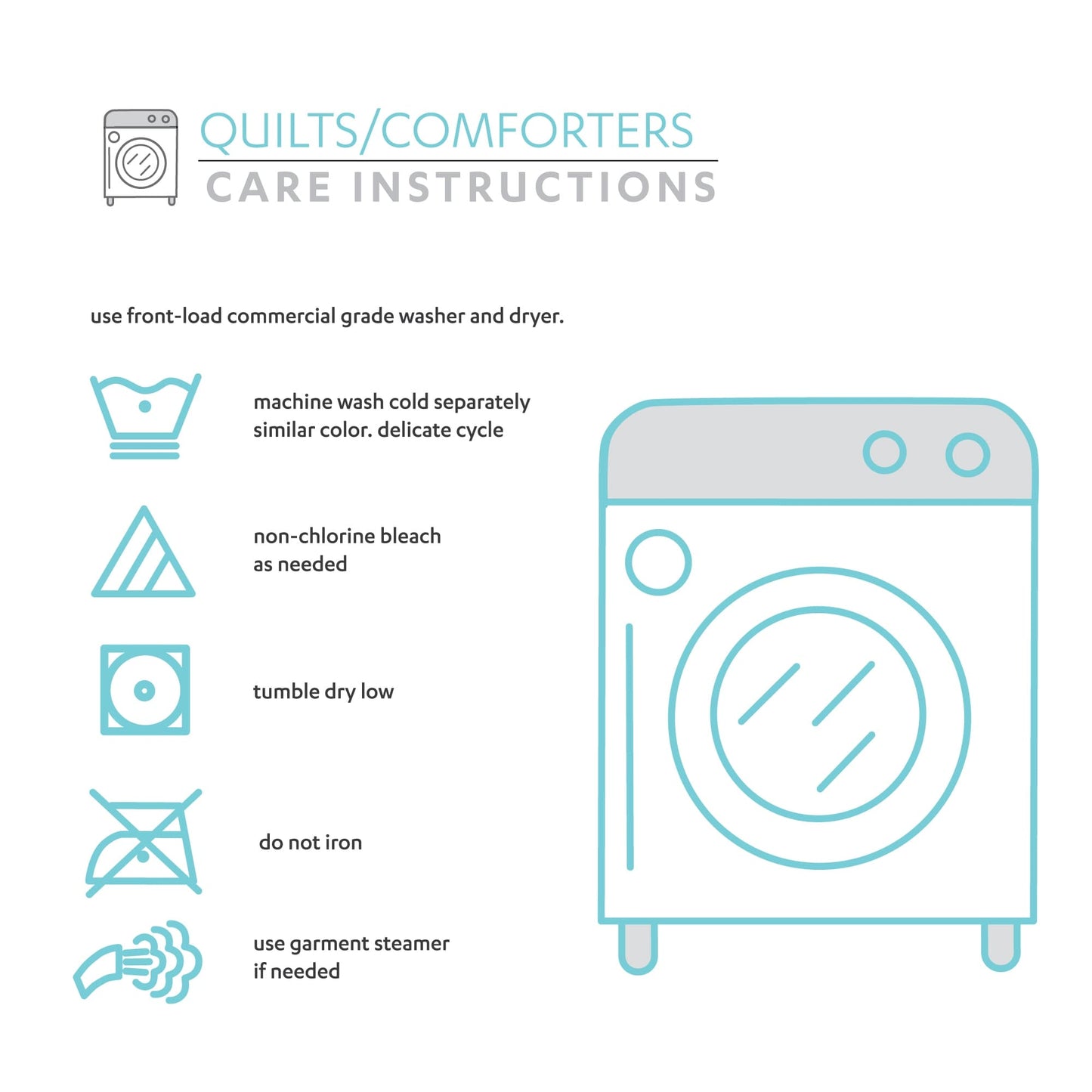 Lush Decor Glitter Ombre Metallic Print Quilt Set