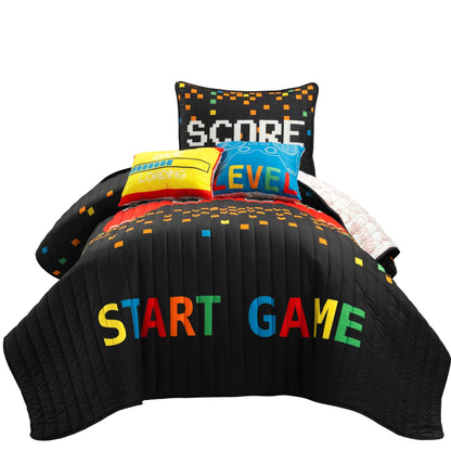Lush Decor Video Games Kids 5-piece Quilt Set