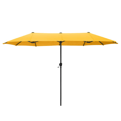 MAISON ARTS 13ft Double -Sided Patio Umbrella Extra Large with Crank