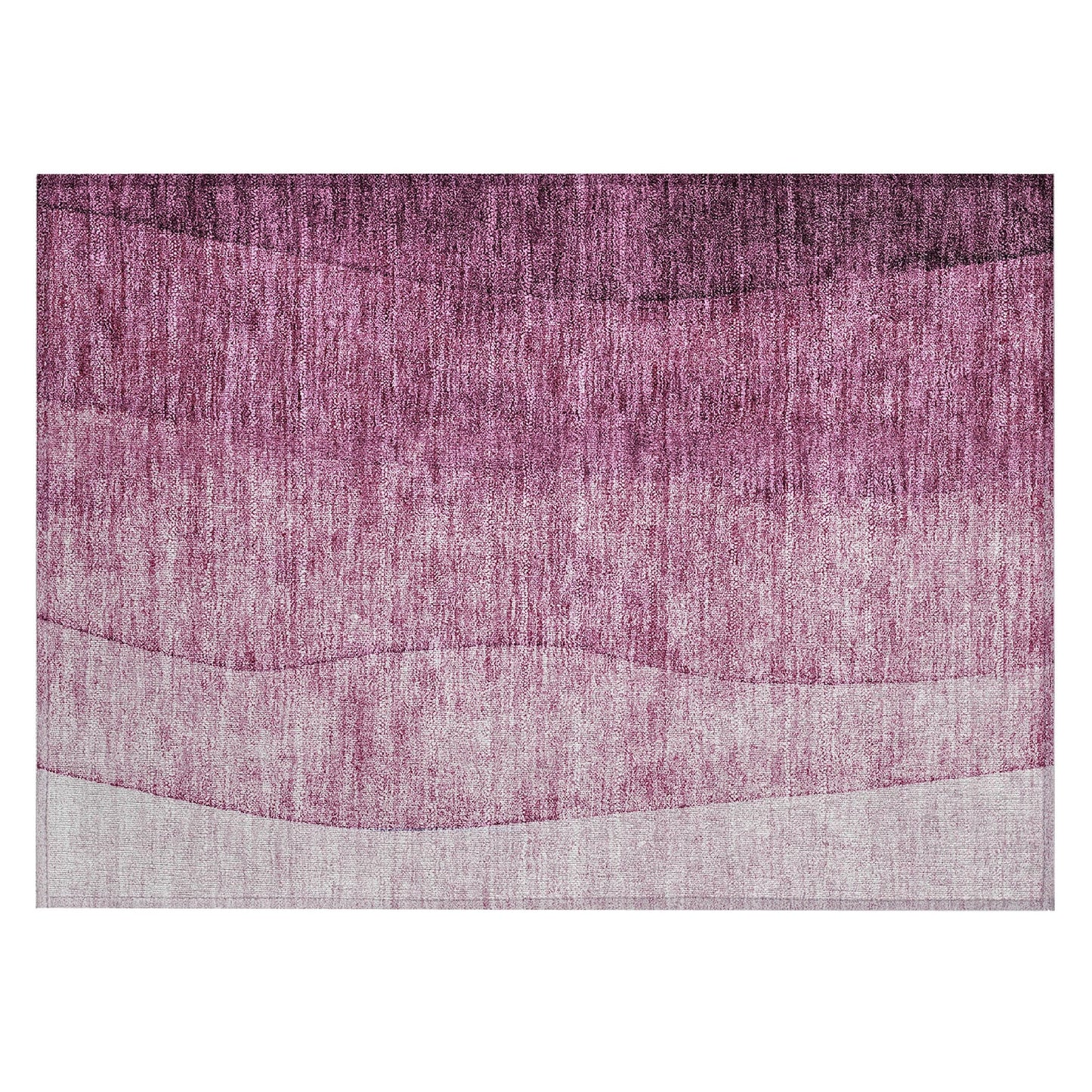 Machine Washable Indoor/ Outdoor Chantille Contemporary Ombre Rug