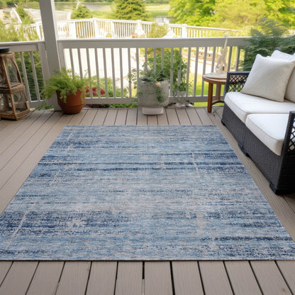 Machine Washable Indoor/ Outdoor Chantille Ombre Solid Rug