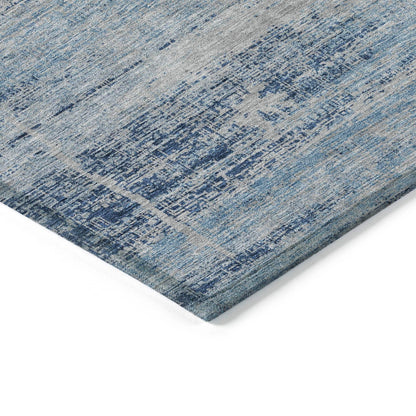 Machine Washable Indoor/ Outdoor Chantille Ombre Solid Rug