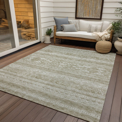 Machine Washable Indoor/ Outdoor Chantille Tribal Boho Rug