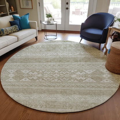 Machine Washable Indoor/ Outdoor Chantille Tribal Boho Rug