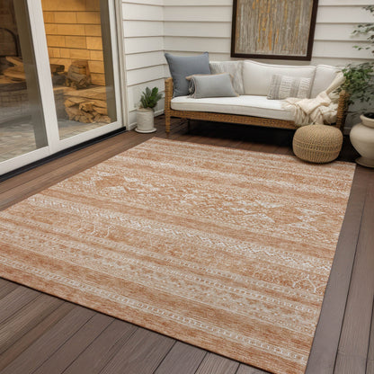 Machine Washable Indoor/ Outdoor Chantille Tribal Boho Rug