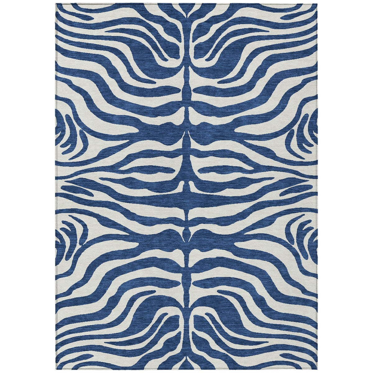 Machine Washable Indoor/ Outdoor Modern Animal Print Chantille Rug