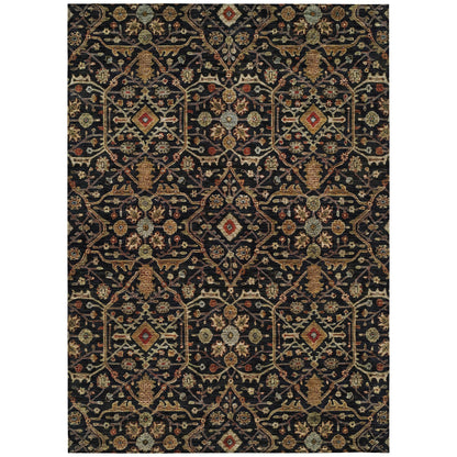 Machine Washable Indoor/ Outdoor Traditional Persian Chantille Rug