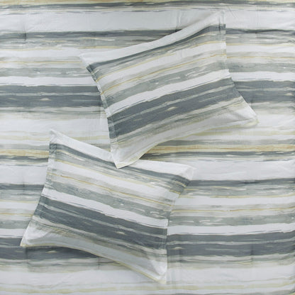 Madison Park Anchorage 8 Piece Printed Seersucker Comforter and Quilt Set Collection