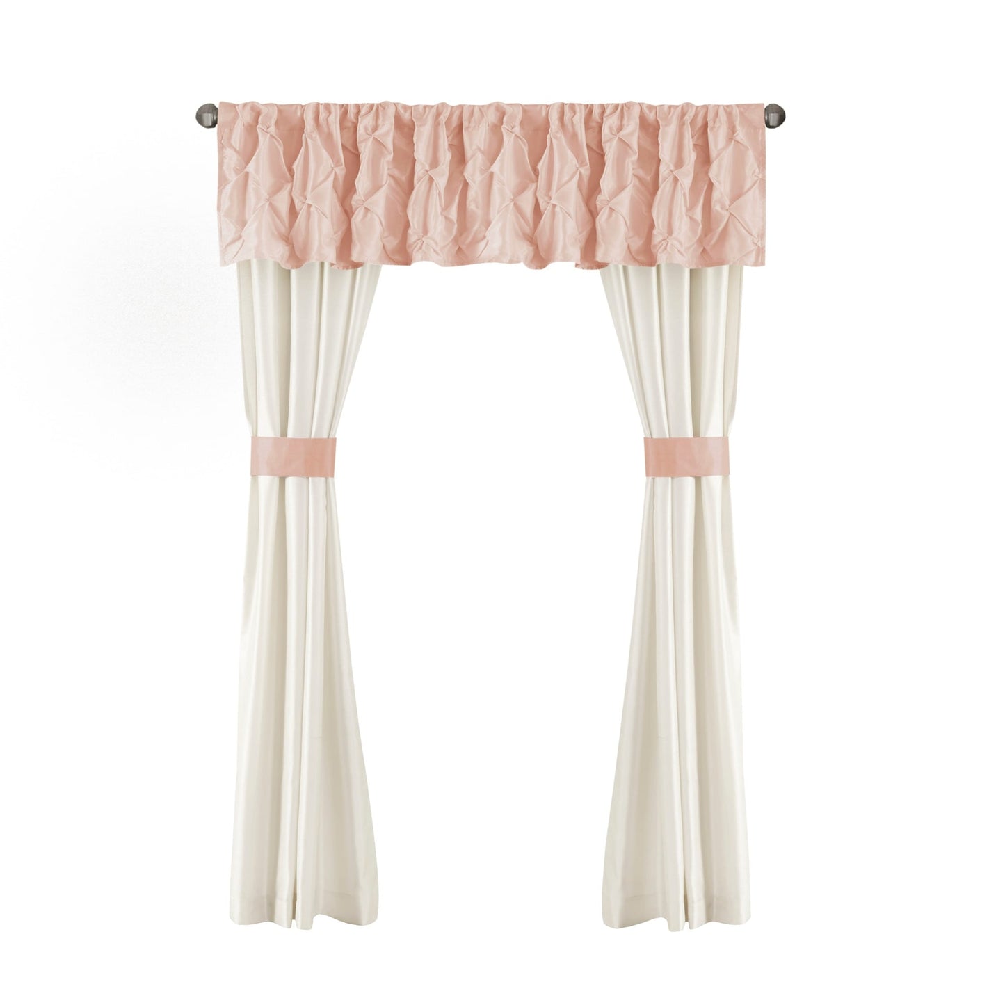 Madison Park Essentials Loretta 24 pièces dans un sac avec panneaux de fenêtre et ensemble de draps