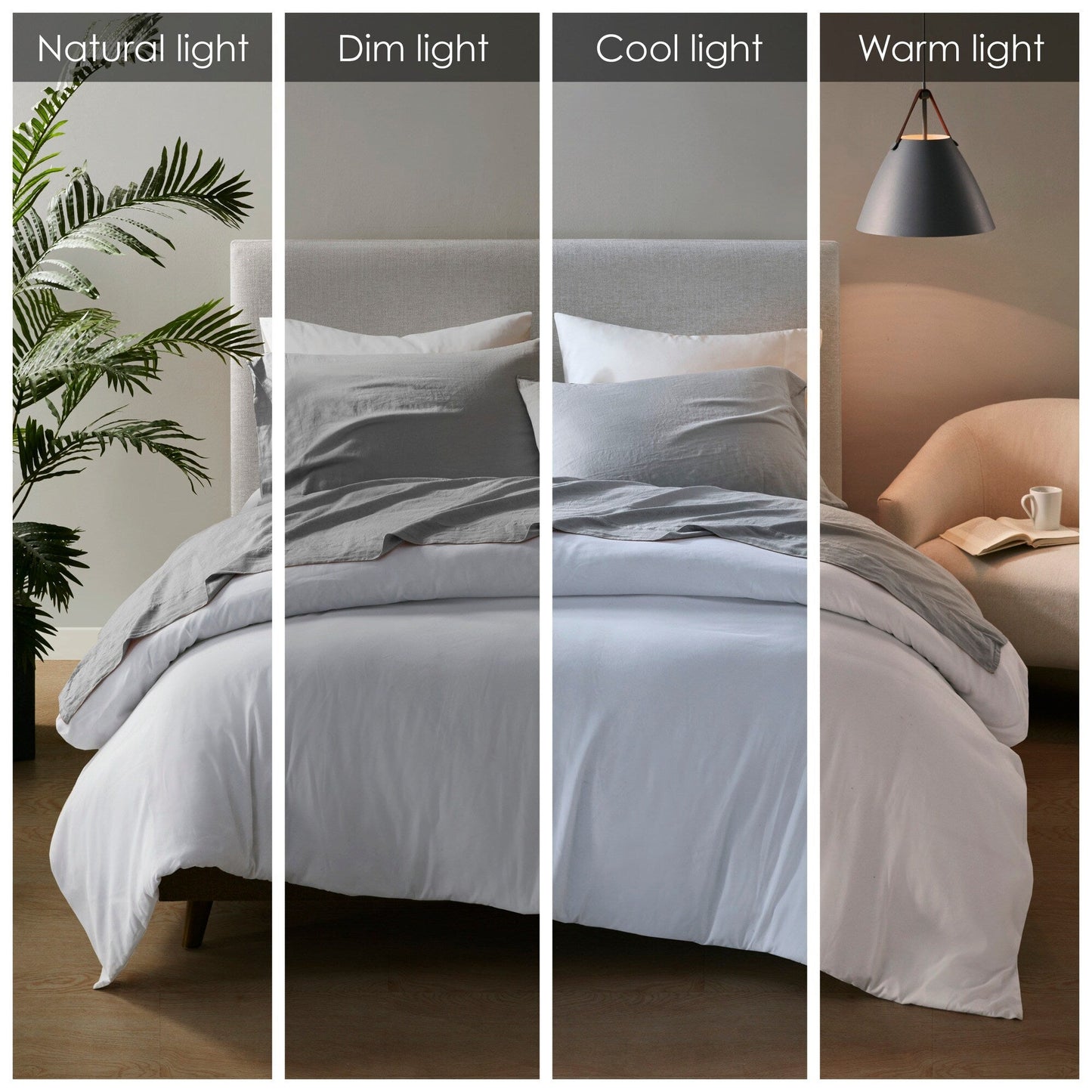 Madison Park Linen Blend 4PC Sheet Set