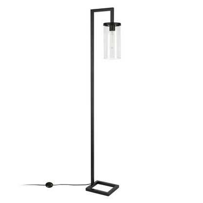 Malva 67.75 Tall Floor Lamp with Glass Shade - 11 Wide