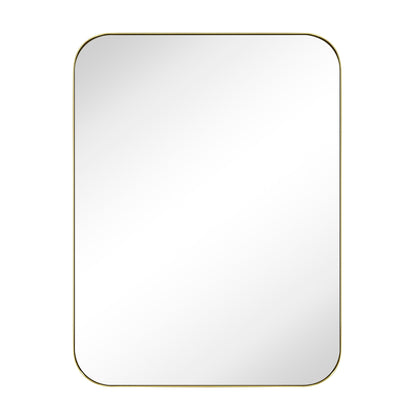 TEHOME Mid-Century Modern Chic Metal Rounded Wall Mirrors